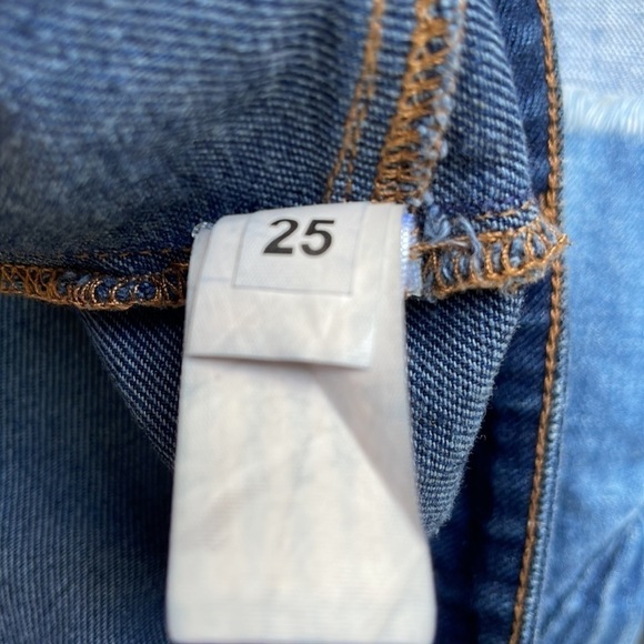 PacSun Women Jeans Mini Skirt Blue,Size 25 - Picture 8 of 8